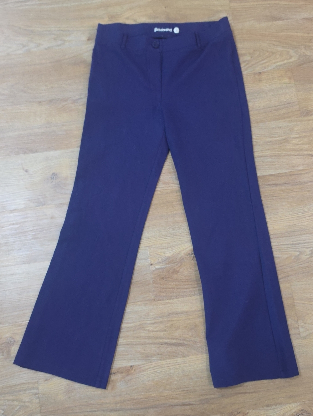 NEW, NEVER WORN! Womens Betabrand Deep Blue Straight Leg Dress Pants, L